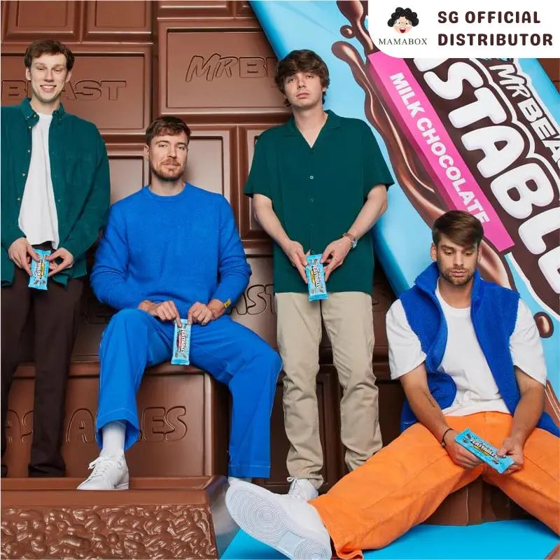 Box of 10 Feastables Mr. Beast - Almond 60g - mamabox.sg