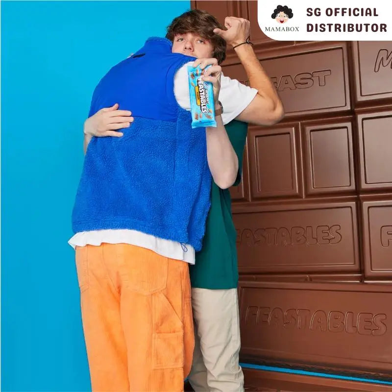 Box of 10 Feastables Mr. Beast - Peanut Butter 60g - mamabox.sg