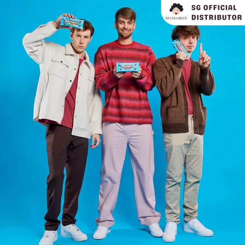 Box of 10 Feastables Mr. Beast - Peanut Butter 60g - mamabox.sg