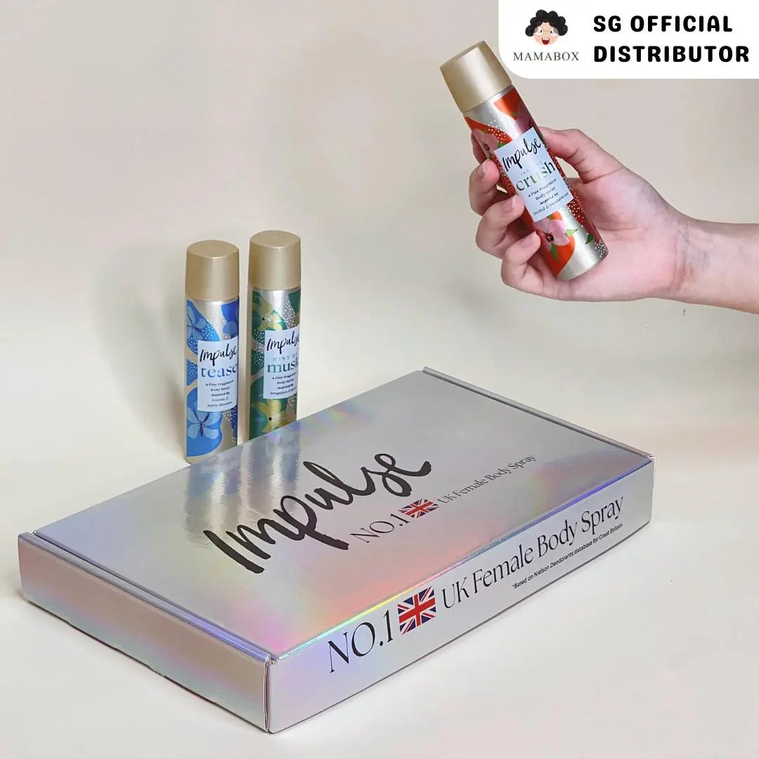 [BUNDLE OF 6] Impulse Body Spray Deodorant 75ml - mamabox.sg