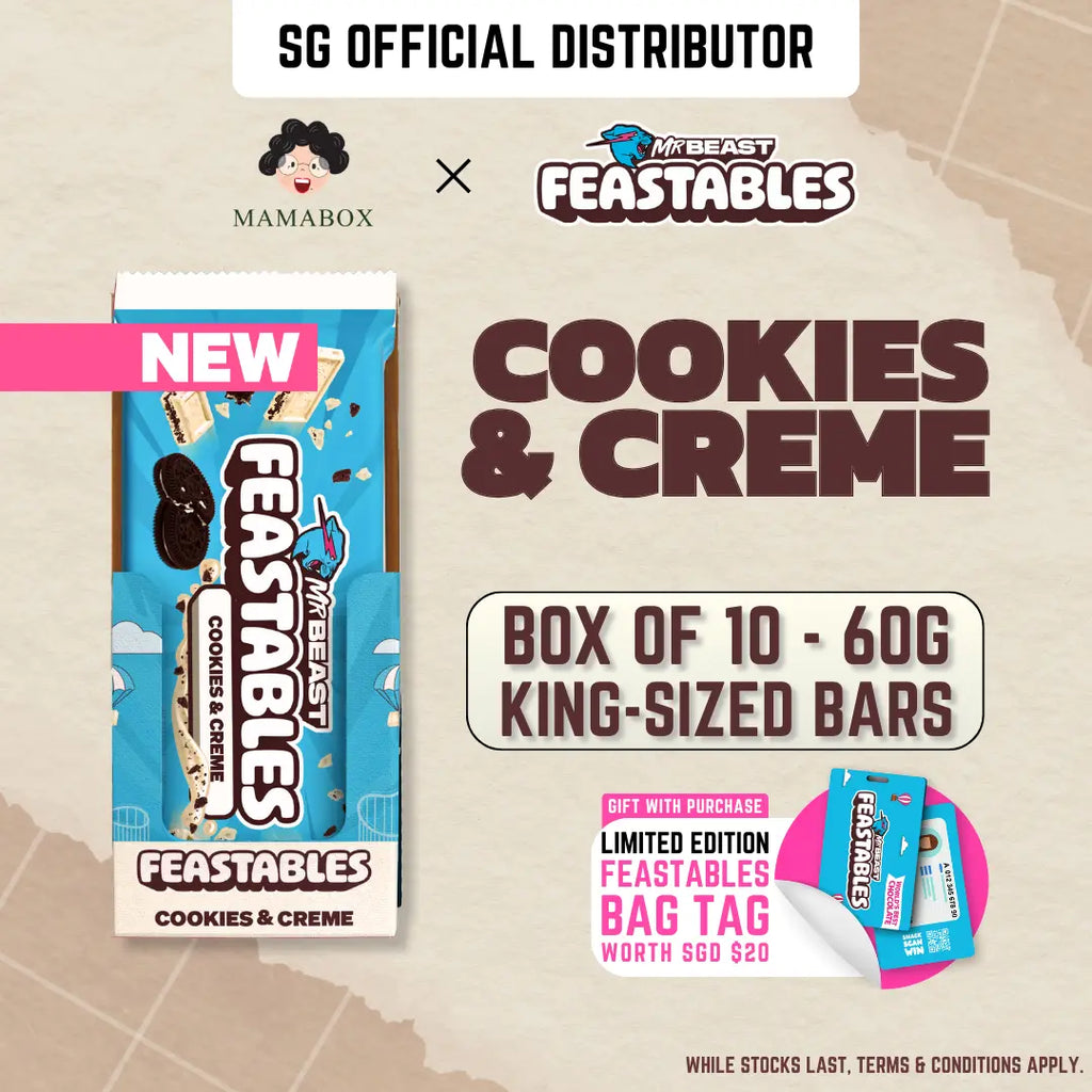 MrBeast FEASTABLES Cookies & Creme 10本 83782f6714804228adce3b269b52bb