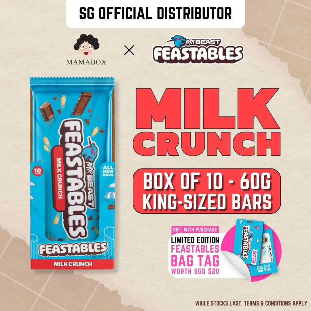 Box of 10 - Milk Crunch 60g - mamabox.sg