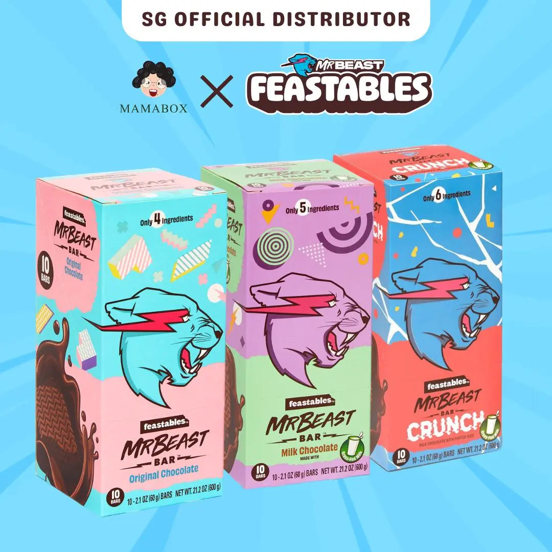 [Box of 10] Feastables MrBeast (10 Count x 60g) (Max. 3 Boxes Purchase) - mamabox.sg