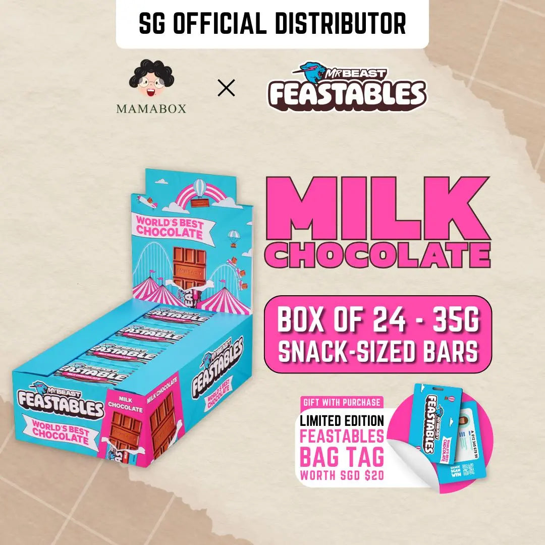 Box of 24 - Milk Chocolate 35g - mamabox.sg