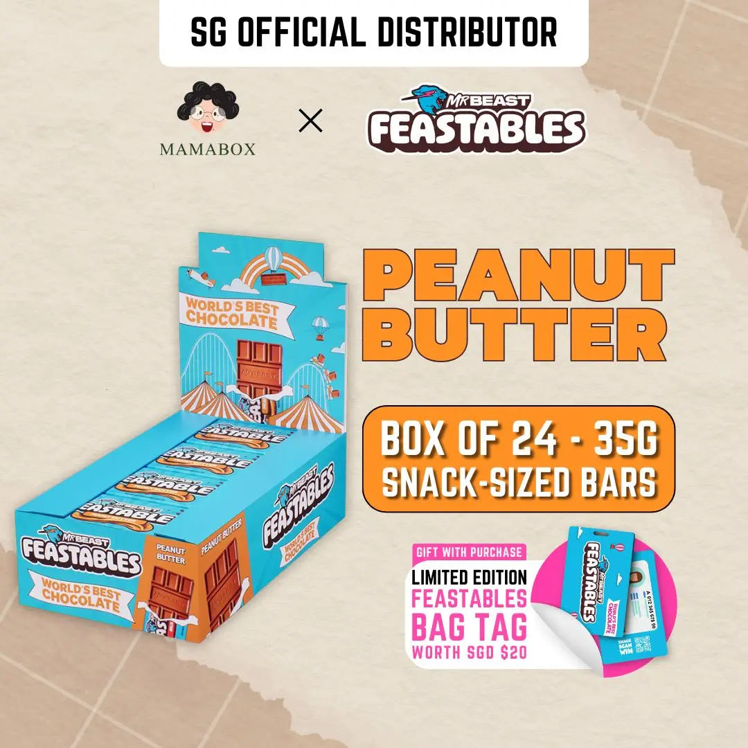 Box of 24 - Peanut Butter 35g - mamabox.sg