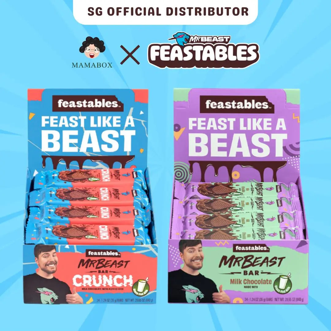 [Box of 24] Feastables MrBeast (24 Count x 35g) - mamabox.sg