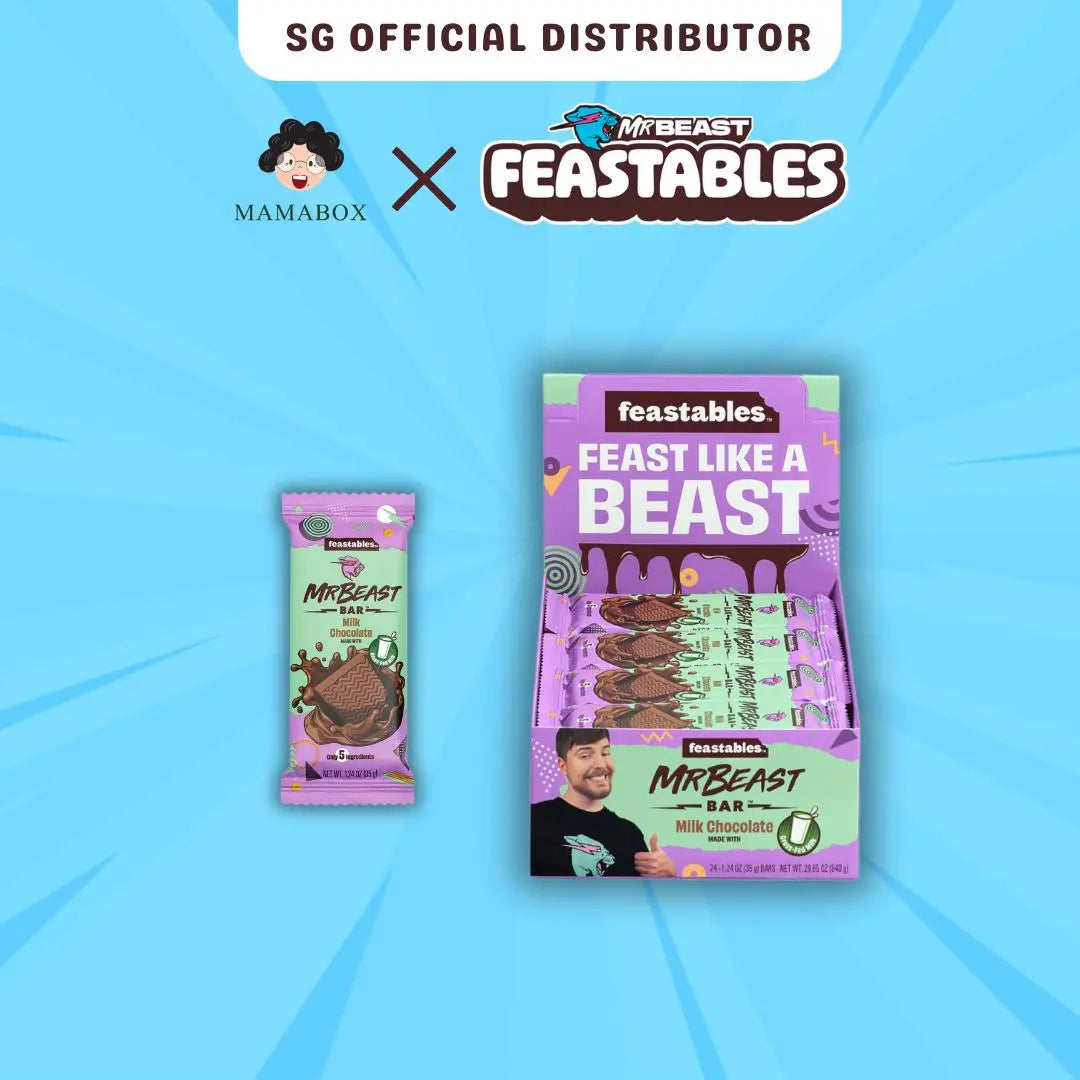 [Box of 24] Feastables MrBeast (24 Count x 35g) (Max. 3 Boxes Purchase)