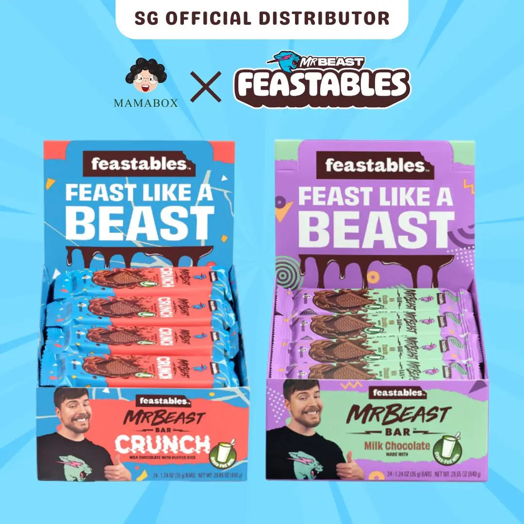[Box of 24] Feastables MrBeast (24 Count x 35g) (Max. 3 Boxes Purchase) - mamabox.sg