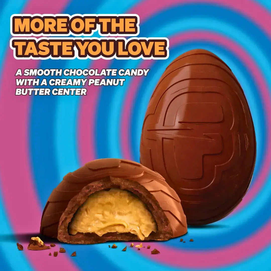 Box of 30 Feastables Mr. Beast - Peanut Butter Egg 35g - mamabox.sg