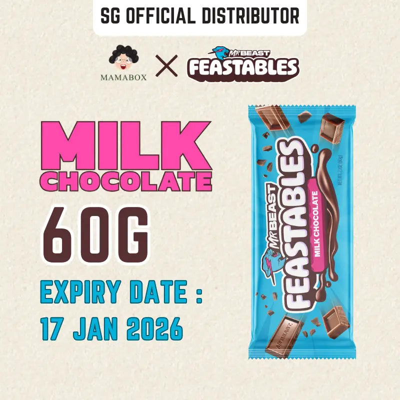 Feastables Mr. Beast Chocolate 9 variants - mamabox.sg