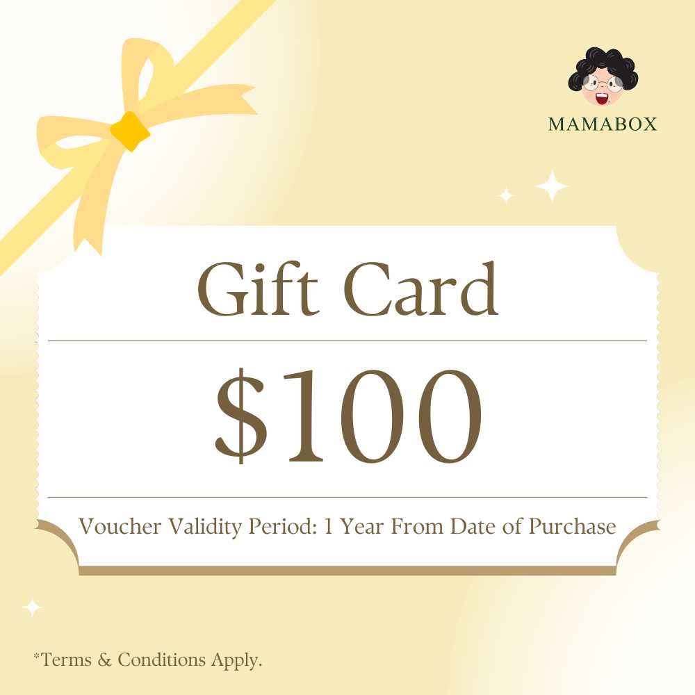 Mamabox S$100 E-Gift Card - mamabox.sg