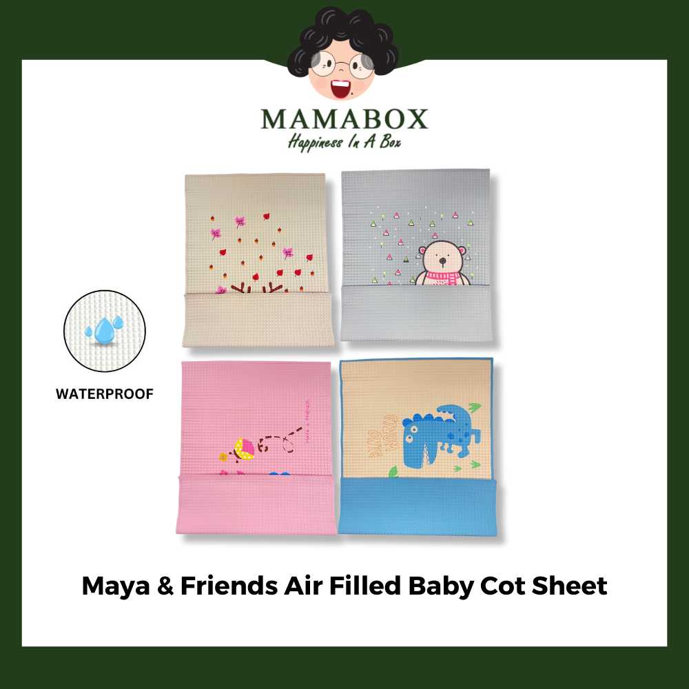 Maya & Friends Air Filled Baby Cot Sheet - mamabox.sg
