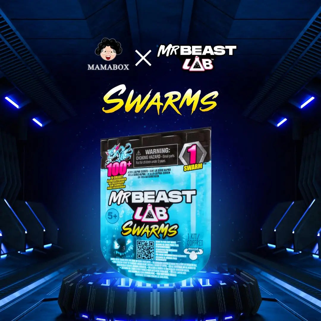 Mr Beast Lab Swarms Mystery 1 Inch Figure Single Pack (1 Blind Pack) - mamabox.sg