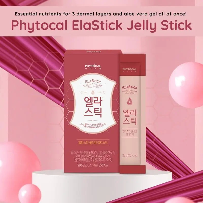 Phytocal Elastick Collagen Jelly Stick 20g x 14packs - mamabox.sg