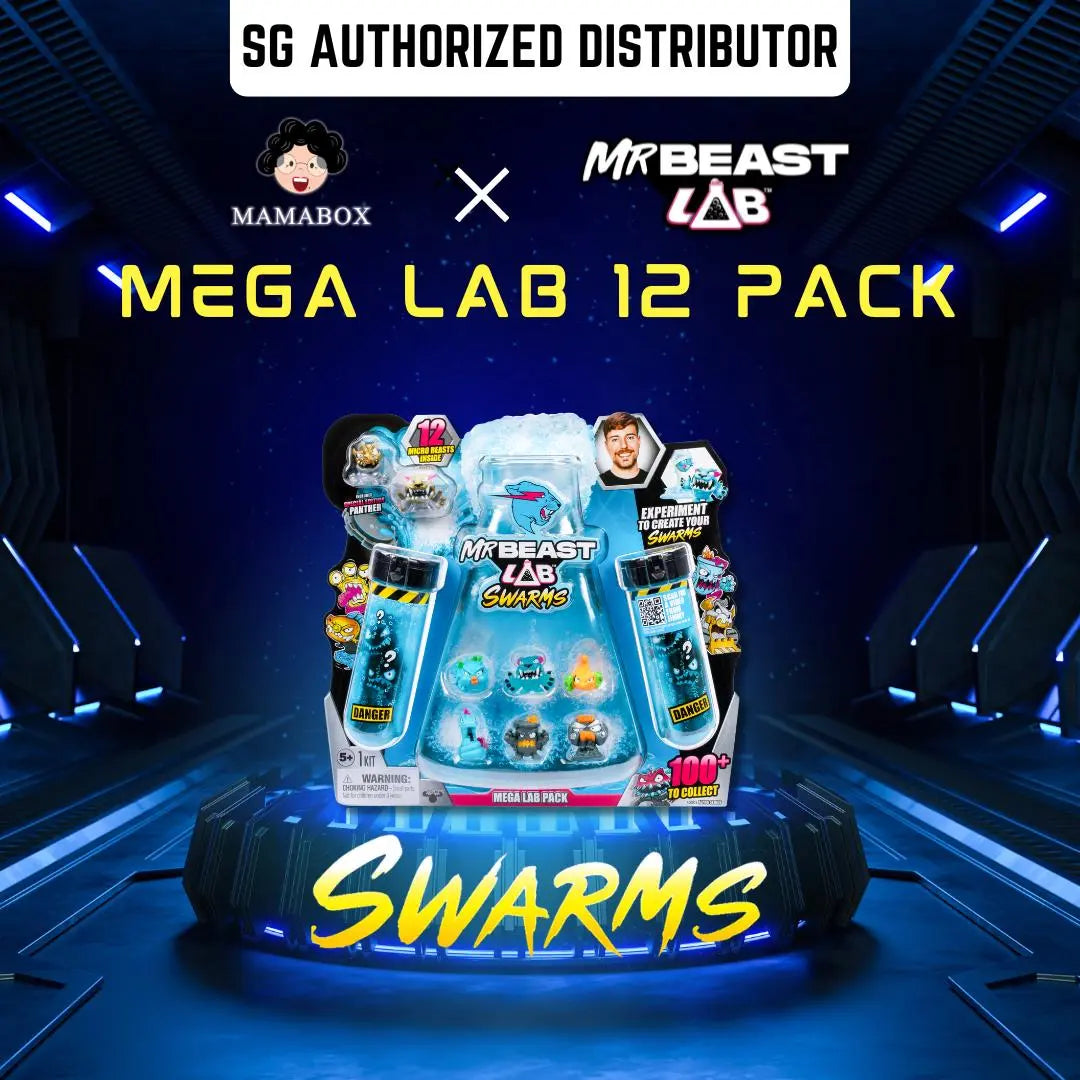 MrBeast Lab Swarms Mega Lab Pack, Over 100 To Collect, Mega Pack