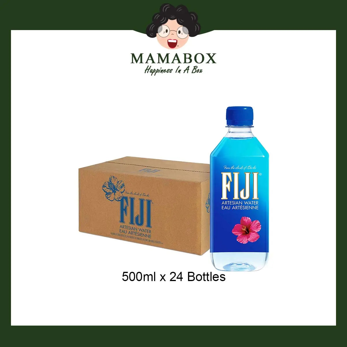 [24 Hrs Delivery] Fiji Natural Artesian Water (500ml x 24 bottles) - mamabox.sg