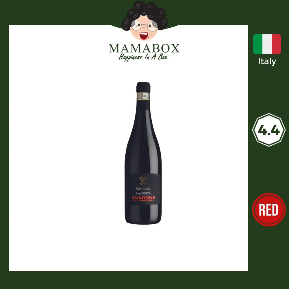 [Aging Wine] Corte Lenguin Amarone della Valpolicella Classico DOCG 2018 - La Coeta 750ml - mamabox.sg