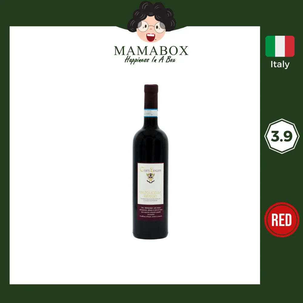 [Aging Wine] Corte Lenguin Valpolicella Ripasso DOC Classico Superior 2019 - 750ml - mamabox.sg