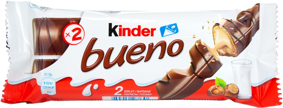 Kinder Bueno Chocolate Twin Bars Pack (43g x 3/10 pkts) - mamabox.sg