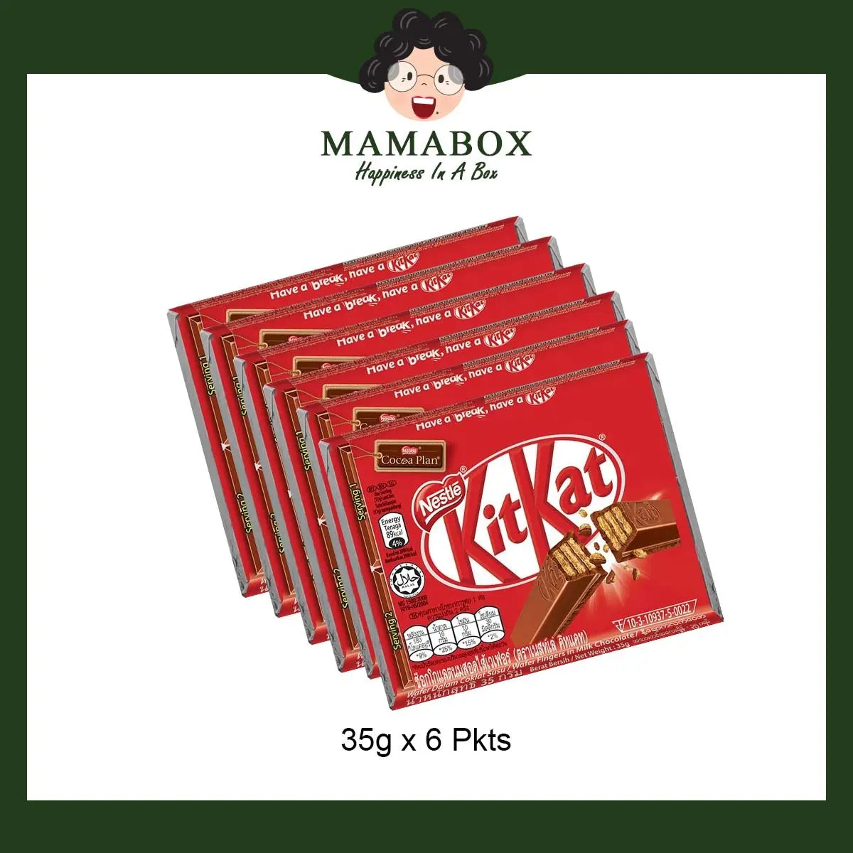 Nestle Kit Kat 4F / 6 pkt - mamabox.dev
